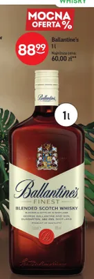 Whisky Ballantine's Finest promocja w Żabka