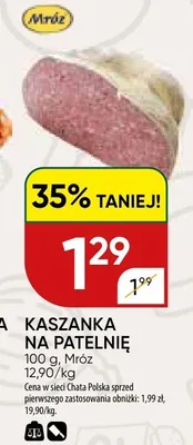 Kaszanka na patelnie Mróz promocja w Chata Polska