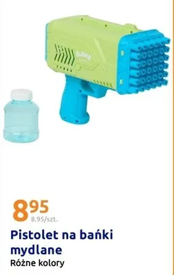 Pistolet na bańki mydlane promocja w Action