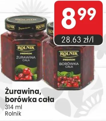 Żurawina, borówka cała promocja w Market Point