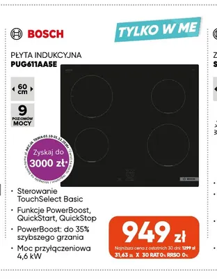 Płyta indukcyjna PUG611AA5E Bosch promocja w Max Elektro