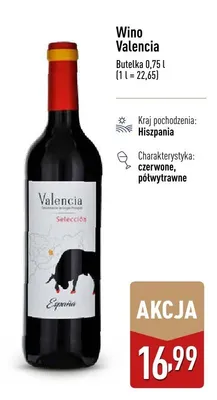 Wino Valencia promocja w Aldi