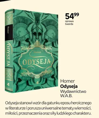 Książka Odyseja Homer promocja w Empik