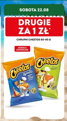 Chrupki Cheetos Spirals Cheese with ketchup promocja w Żabka