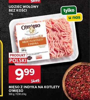Mięso z indyka na kotlety O!mięso promocja w Stokrotka