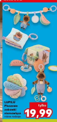 Pluszowe zabawki niemowlęce Lupilu promocja w Kaufland