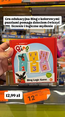 Gra edukacyjna Bing Logic Game promocja w Biedronka