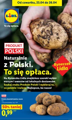 Ziemniaki jadalne luzem polskie promocja w Lidl