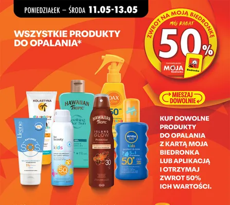 Emulsja ochronna rodzinna DAX Sun SPF50 promocja w Biedronka