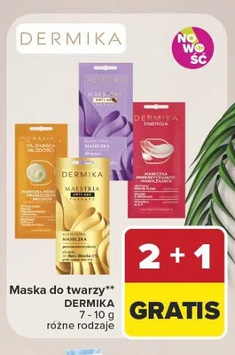Maska do twarzy Dermika Energia promocja w Carrefour