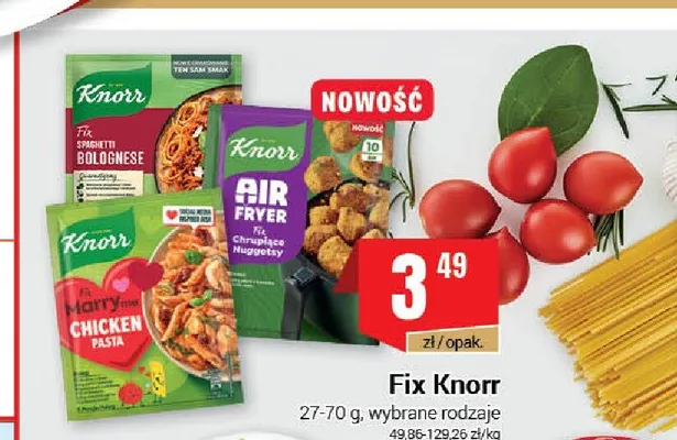 Fix Air Fryer Chrupiące Nuggetsy Knorr promocja w Premium Nasz Sklep