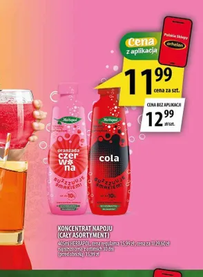 Koncentrat napoju Herbapol promocja w Arhelan