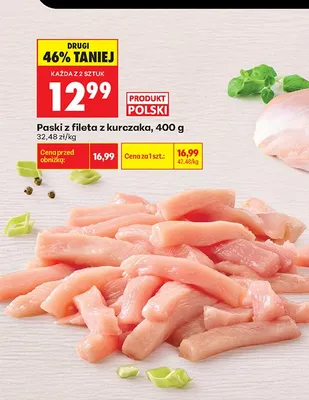 Paski z fileta z kurczaka promocja w Biedronka