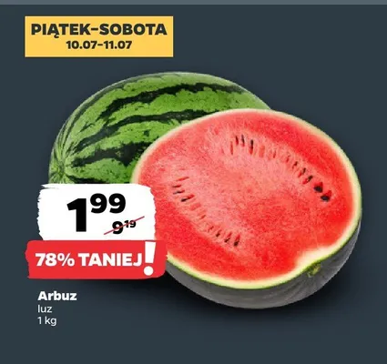 Arbuz luz promocja w Netto