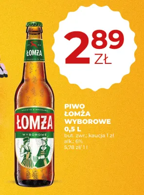 Piwo Łomża Wyborowe promocja w Duży Ben