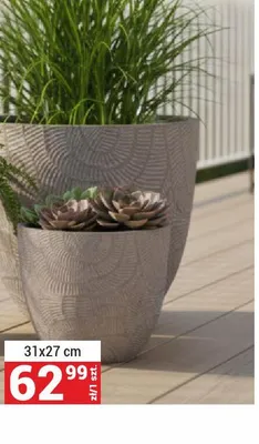 Doniczka dekoracyjna 31x27 cm promocja w Merkury Market