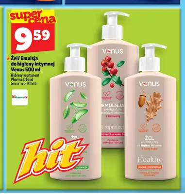 Żel do higieny intymnej Venus z korą dębu Healthy promocja w TOPAZ