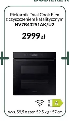 Piekarnik Dual Cook Flex z czyszczeniem katalitycznym Samsung promocja w Salony Agata