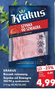 Wędliny Krakus promocja w Kaufland