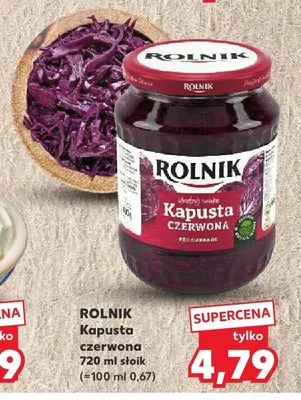 Kapusta czerwona Rolnik promocja w Kaufland