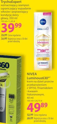 Krem na dzień przeciw przebarwieniom z SPF50, Thiamidolem i kwasem hialuronowym Luminous630 promocja w Hebe