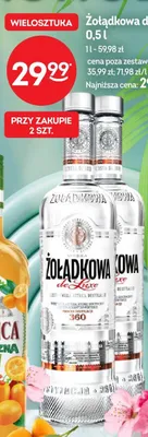Wódka Żołądkowa de Luxe promocja w Żabka