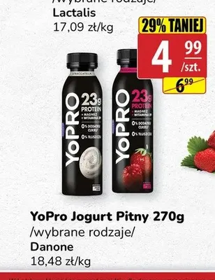 Jogurt pitny YoPro stracciatella promocja w API Market
