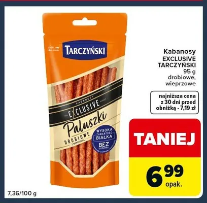 Kabanosy EXCLUSIVE TARCZYŃSKI promocja w Globi