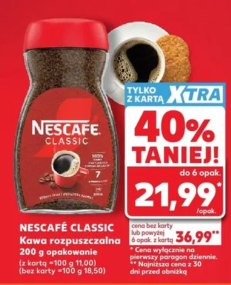 Kawa rozpuszczalna Nescafé Classic promocja w Kaufland