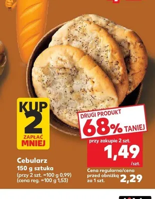 Cebularz promocja w Kaufland