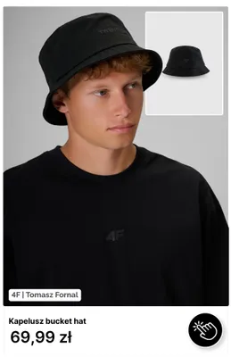 Kapelusz bucket hat 4F promocja w 4F