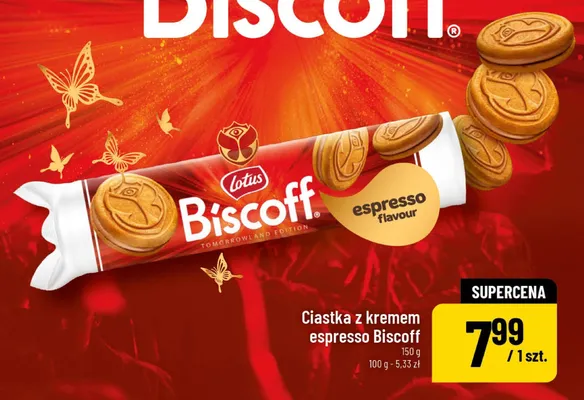 Ciastka z kremem espresso Lotus Biscoff promocja w POLOmarket