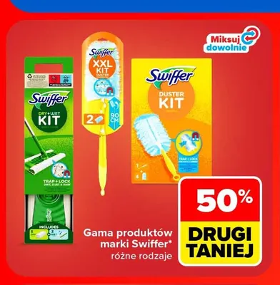 Gama produktów marki Swiffer promocja w Carrefour