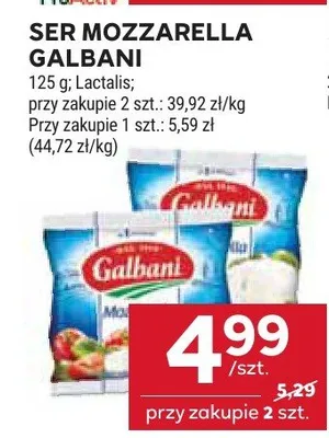 Ser Mozzarella Galbani promocja w Stokrotka