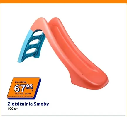 Zjeżdżalnia Smoby 100 cm promocja w Action