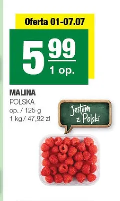 Malina polska promocja w SPAR