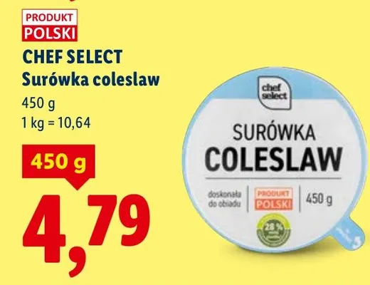 Surówka coleslaw promocja w Lidl