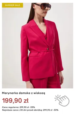 Marynarka damska z wiskozą promocja w Medicine