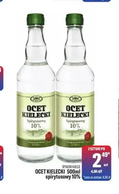 Ocet Kielecki spirytusowy 10% Społem Kielce promocja w Tomi Markt
