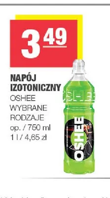Napój izotoniczny Oshee promocja w SPAR