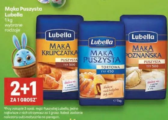 Mąka puszysta wybrane rodzaje promocja w Delikatesy Centrum