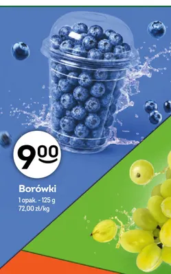 Borówki promocja w Żabka