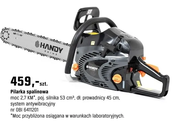 Pilarka spalinowa promocja w OBI