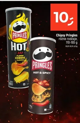 Chipsy Pringles Hot & Spicy promocja w Dealz