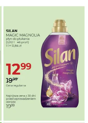 Płyn do płukania Silan Magic Magnolia promocja w Drogerie Jawa