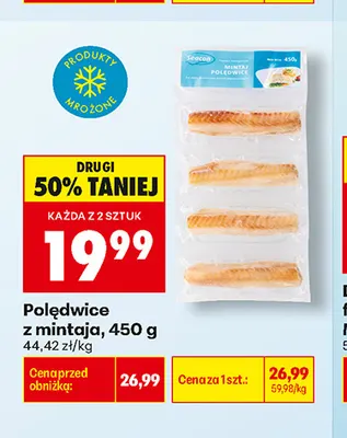 Polędwice z mintaja Seacon promocja w Biedronka