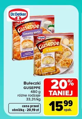 Bułeczki Guseppe Dr.Oetker promocja w Carrefour Market