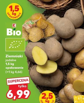 Ziemniaki jadalne Bio promocja w Kaufland