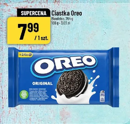 Ciastka Oreo Original Mondelez promocja w POLOmarket