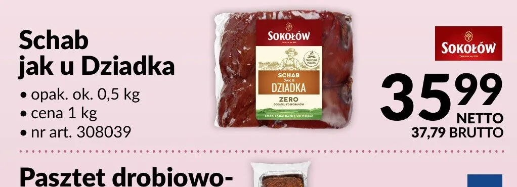 Schab jak u Dziadka Sokołów promocja w Makro